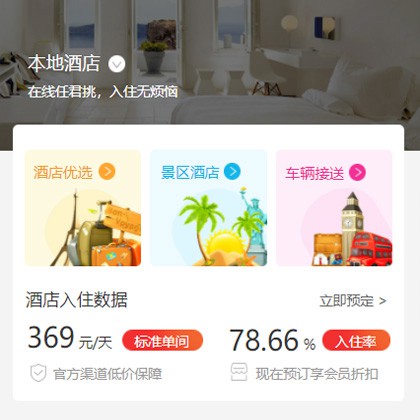 吉隆同城酒店优选小程序商城制作